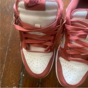 Nike Women's Sneakers in Red and White